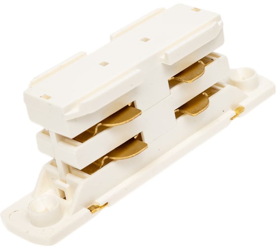 Изображение товара Коннектор FERON прямой трехфазный для шинопровода, белый, PRO-0433/PRO-043302-3-RUS 41078