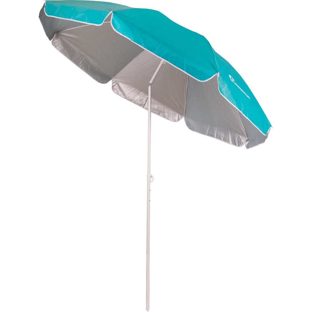 Изображение товара Пляжный зонт с наклоном Oxford 210D бирюзовый диаметр 2.1 м