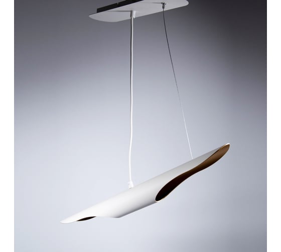 Изображение товара Светильник подвесной ЭЛЕТЕХ Мишель 60, золотисто-белый 2x25 1005405372