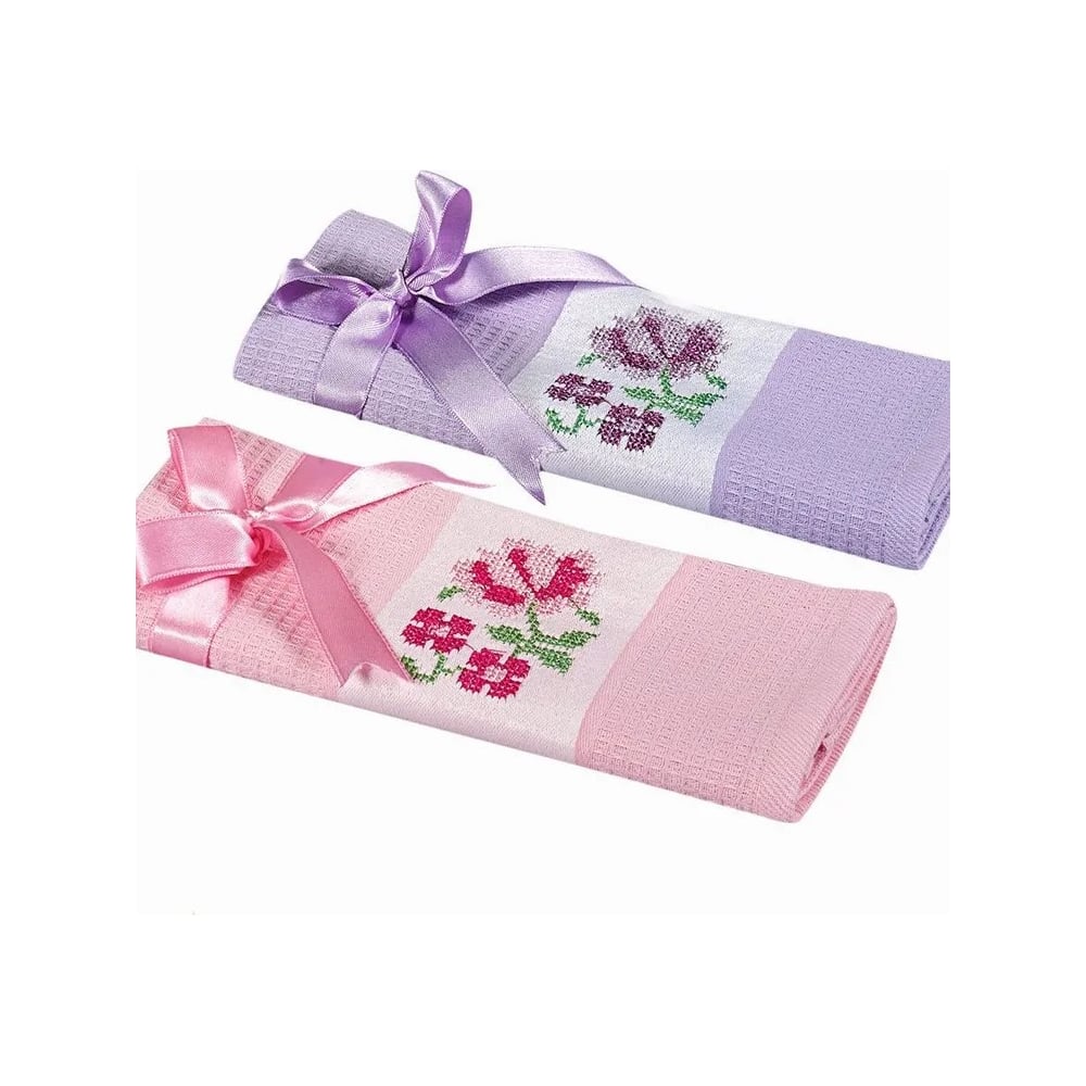 Изображение товара Набор кухонных полотенец Arya Home 45x70 2 предмета Simin 2 8680943099020