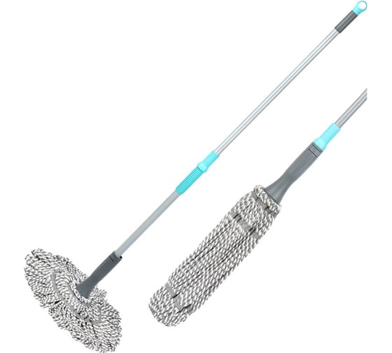 Изображение товара Швабра для пола Рыжий кот ТВИСТ Pro с насадкой из микрофибры MopM13 310499