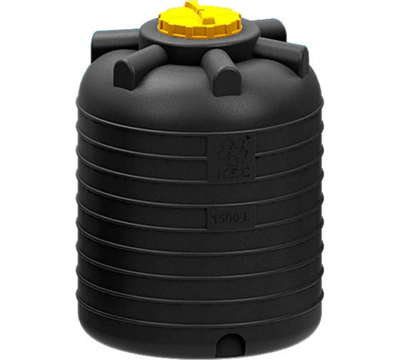Изображение товара Вертикальная ёмкость KSC 1500 л, чёрная KSC-C-BLACK-1500