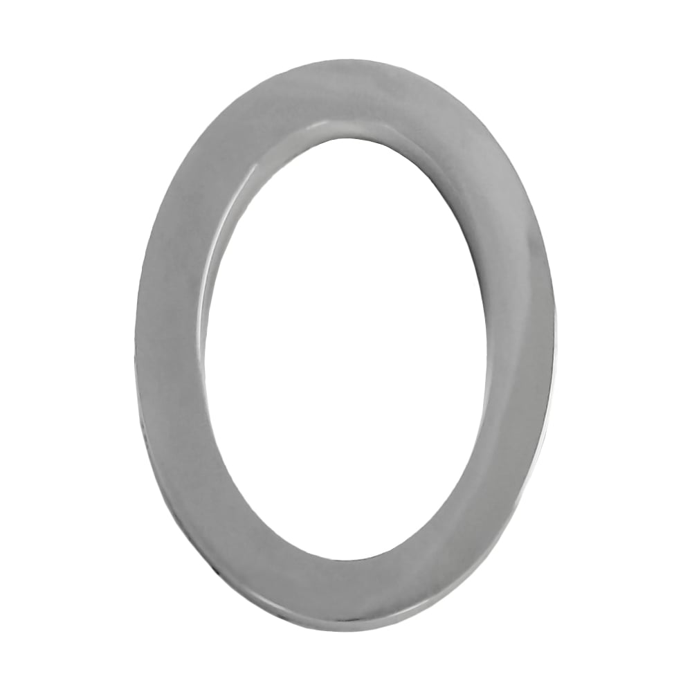 Изображение товара Дверная самоклеящаяся цифра 0 хром для номеров помещений