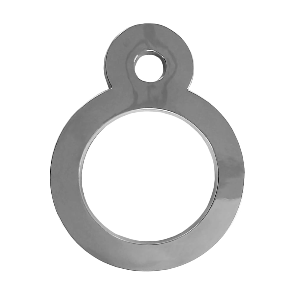 Изображение товара Дверной номер Trodos цифра 8 хром самоклеящийся современный дизайн