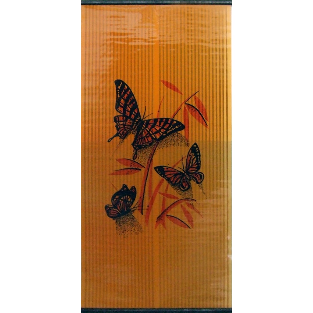 фото Бытовой настенный электрический обогреватель бархатный сезон бс0005ru/бабочкикрасныенаоранжевом