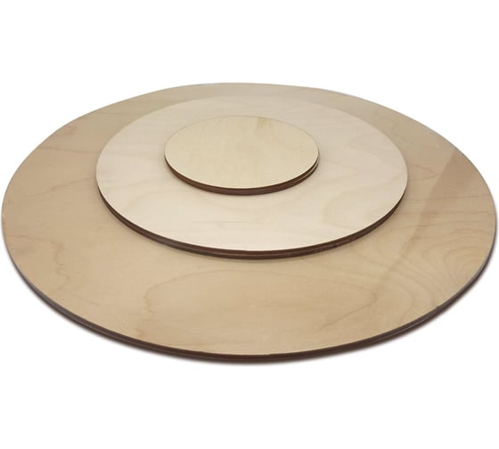 Изображение товара Заготовки для творчества BRAUBERG деревянные, круглые, 5 шт., диаметр: 10-20-30 см, HOBBY, 665314