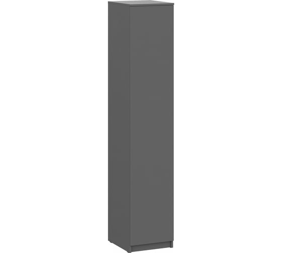 Изображение товара Шкаф Сибити одностворчатый графит серый Woodville 582753