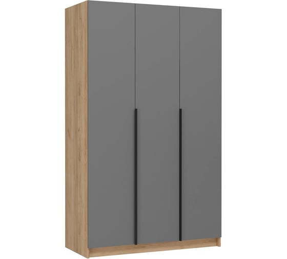 Изображение товара Шкаф Широн 1200 графит серый / дуб крафт золото Woodville 586595