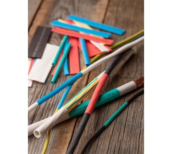 Изображение товара Набор EKF ТУТ нг бокс: 5 цветов разного диаметра (4/2; 6/3; 8/4; 10/5; 12/6; 20/10) 105 шт. 100 мм PROxima tut-n-5-r