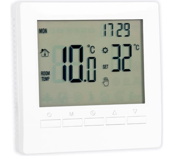 Изображение товара Термостат комнатный двухканальный Teplocom TSFR-Prog-220 (3A; 250В) Бастион 936