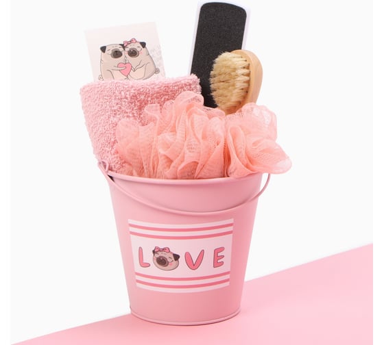 Изображение товара Набор подарочный Этель Love полотенце и акс 5373450