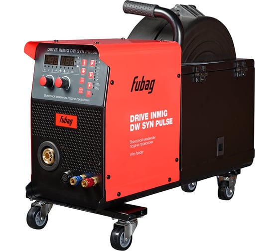 Изображение товара Cварочный полуавтомат FUBAG INMIG 500T DW SYN PULSE (31443) + Подающий механизм_DRIVE INMIG DW SYN PULSE_для арт. 31443 (41105) + Горелка FB 400 3m (38449) + Шланг-пакет 31443.8