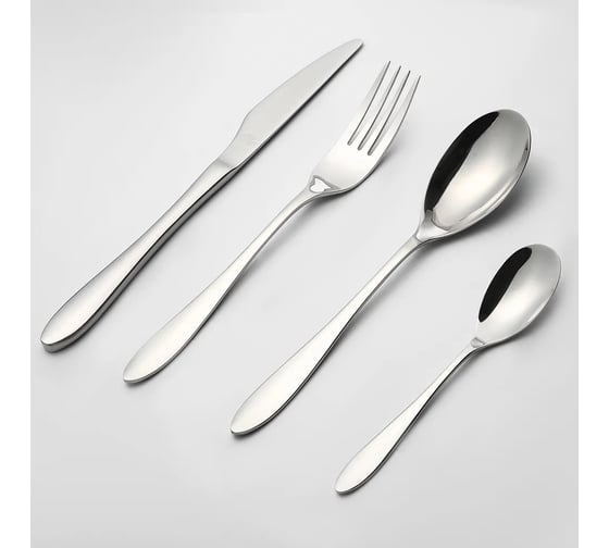 Изображение товара Набор столовых приборов Arya Home Timeless 24 предмета Leon 8680943109606