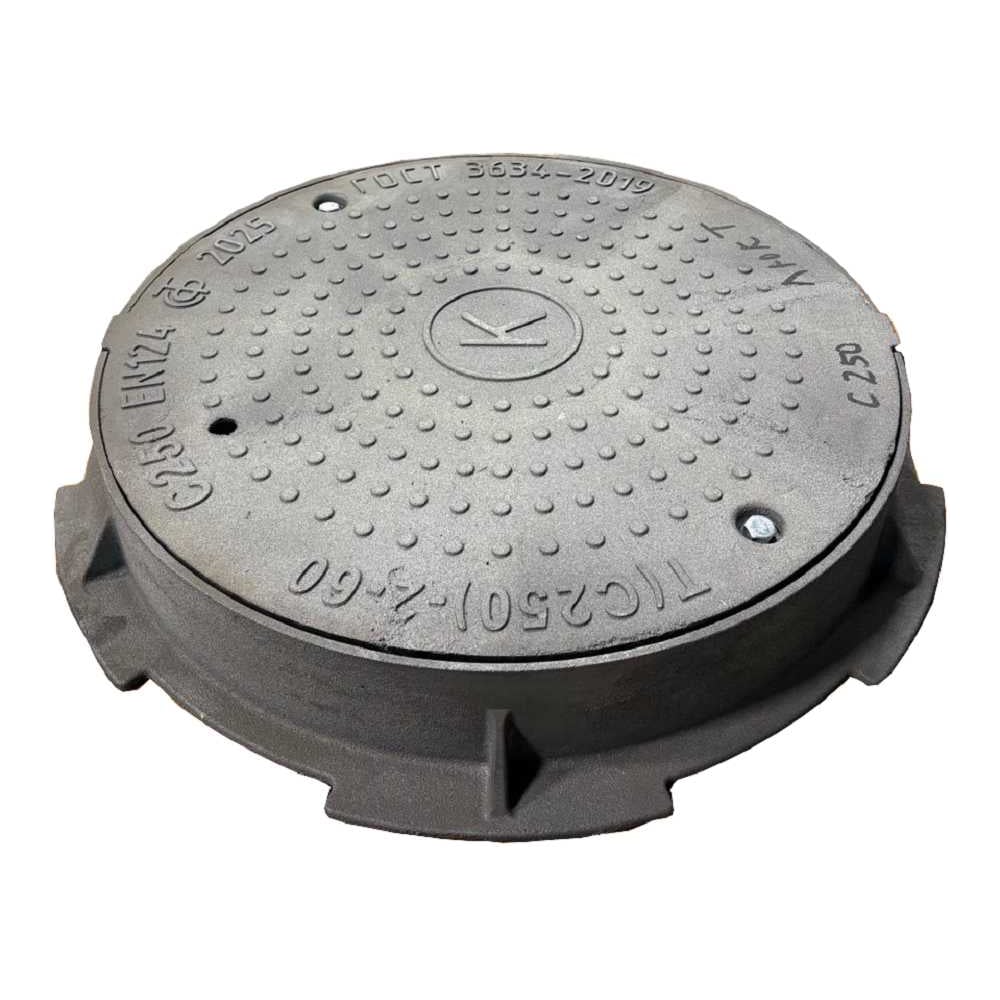 Изображение товара Люк канализационный Gidrolica Street, чугунный, С250, 2223