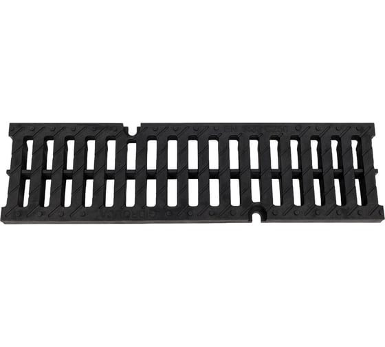 Изображение товара Решетка водоприемная Gidrolica Standart DN100, 500х138х21 мм - щелевая пластиковая класса С250 509