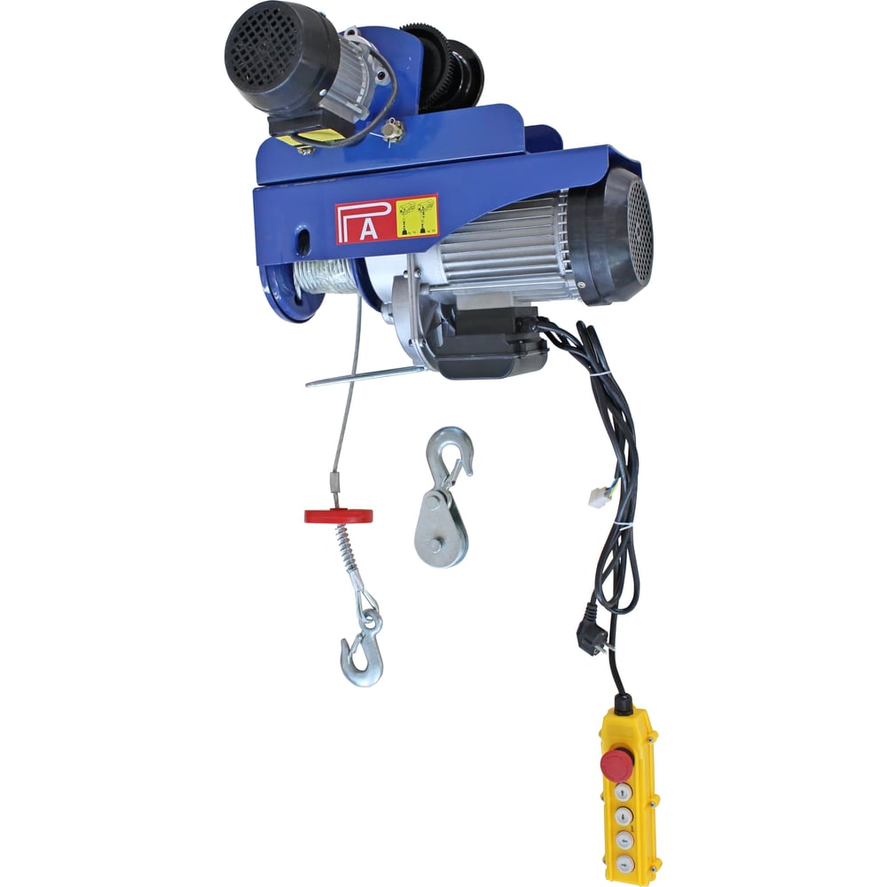 Изображение товара Электрическая передвижная таль Shtapler PA 1200/600 кг 6 м кабельный канатный подъем