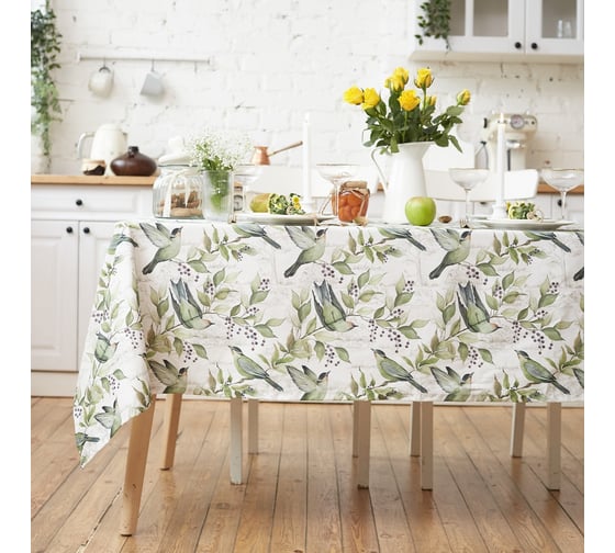 Изображение товара Скатерть Этель Готовь с душой 149x220см, 100% хл, саржа 190 г/м2 10283376