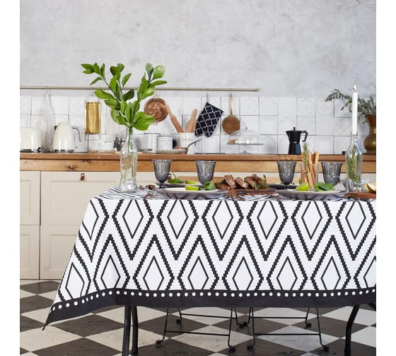 Изображение товара Скатерть Этель Марокко 150x220 +/- 3см, 100% хлопок, репс 210 г/м2 5511198