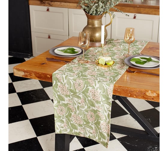 Изображение товара Дорожка на стол Этель Spring garden 40x149см, 100% хл, саржа 190 г/м2 5511208