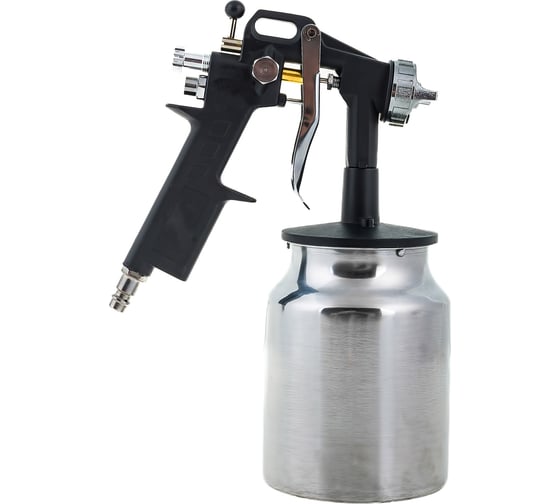 Изображение товара Пневматический краскопульт INTERTOOL HP, форсунка 1.5 мм, бачок 1000 мл, PT-0211