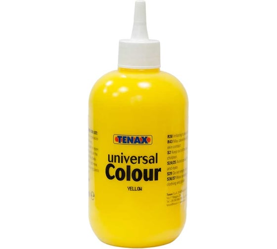 Изображение товара Универсальный краситель для клея Tenax Universal желтый, пастообразный, 0.3 л 039211212