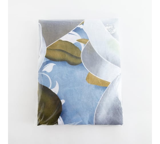 Изображение товара Простыня на резинке Этель 180х200х25 см, Кувшинки, 100% хлопок, бязь, 125 гр/м2 6485846