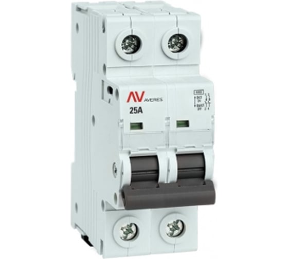 Изображение товара Выключатель нагрузки EKF AVERES AVN 2P, 25A avn-2-25-av