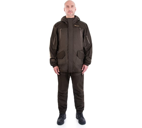 Изображение товара Костюм для охоты демисезонный Pride Магнум Премиум коричневый, р-р 48-50 рост 182-188 4610097067341