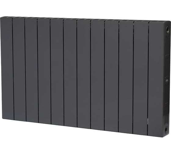 Изображение товара Биметаллический радиатор RIFAR  SUPReMO 500 Титан 12 секц. бок. R-SU-500-12-TI