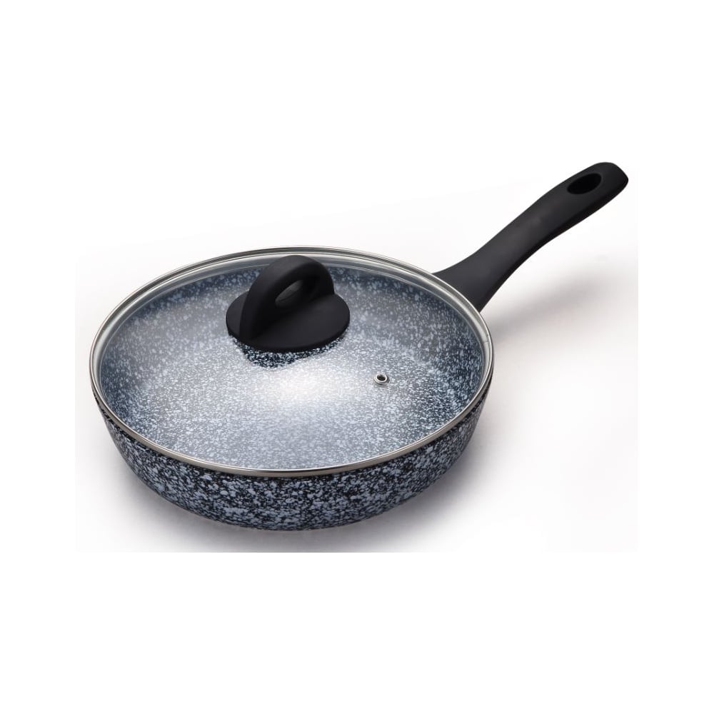 Изображение товара Сковорода с крышкой Edenberg 22 см EB-3437 универсальная с гранитным покрытием