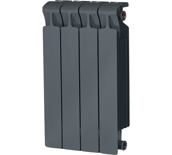 Изображение товара Биметаллический радиатор RIFAR MONOLIT 500 Титан 04 секц. бок. R-MN-500-04-TI