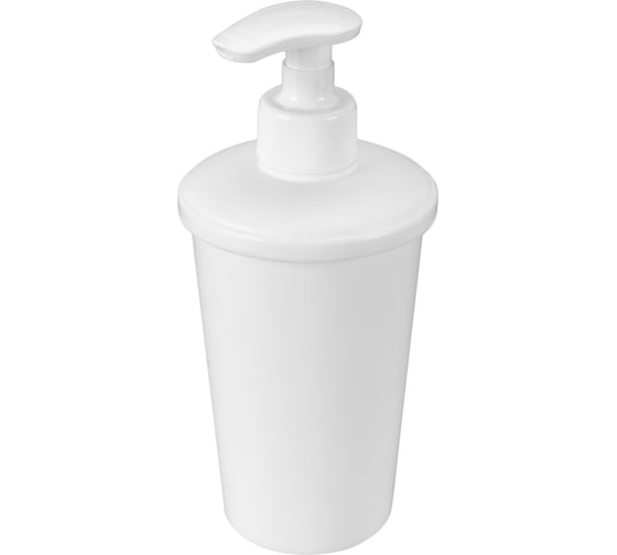 Изображение товара Диспенсер для жидкого мыла Econova "SCANDI" 83x83x180 мм, 0.4 л, белый 435240716