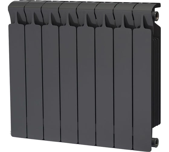 Изображение товара Биметаллический радиатор RIFAR MONOLIT 500 Титан 08 секц. бок. R-MN-500-08-TI