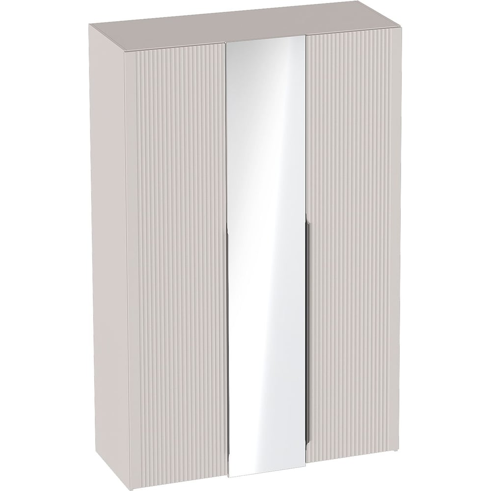 Изображение товара Трехдверный шкаф Мебельград Нора в спальню с зеркалом и полками