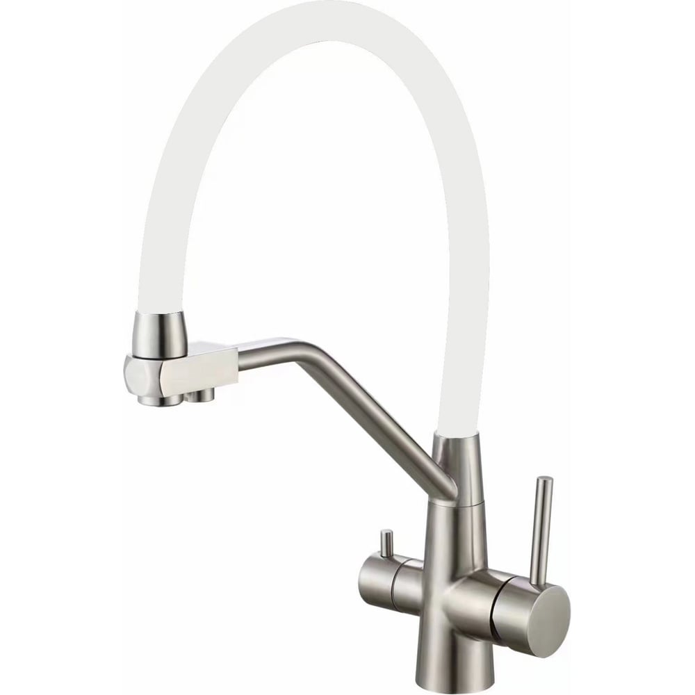 Изображение товара Современный однорычажный смеситель для кухни с фильтром FS0662-L02 Fmark