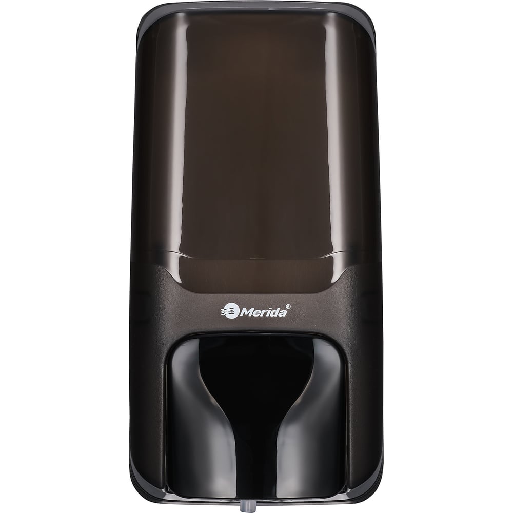Изображение товара Дозатор жидкого мыла MERIDA HARMONY BLACK MAXI 1200 мл настенный ударопрочный черный
