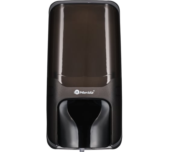Изображение товара Дозатор для жидкого мыла Merida HARMONY пластиковый, механический, наливной, черный, 1,2 л DHC101
