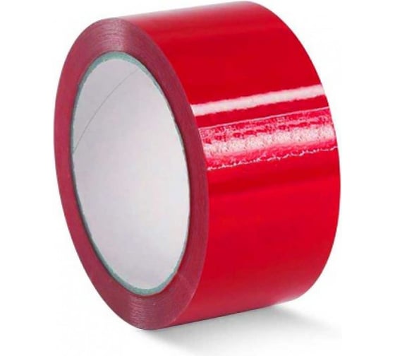 Изображение товара Упаковочная клейкая лента ООО БАРСА Групп 50 мм, 50 м, красный 3561