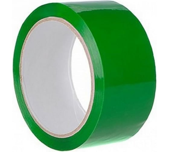 Изображение товара Упаковочная клейкая лента ООО БАРСА Групп 50 мм, 50 м, зеленый 3562