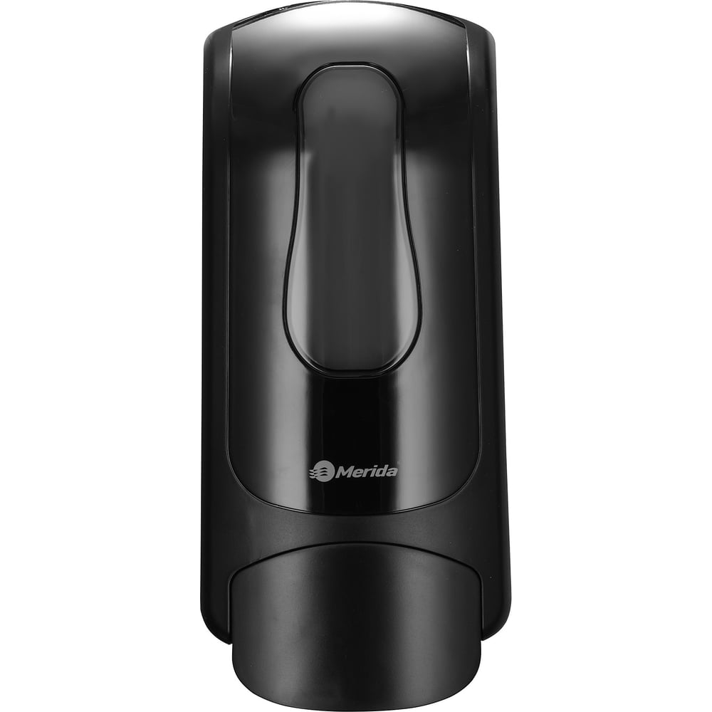 Изображение товара Дозатор для жидкого мыла MERIDA ONE СЛИМ механический 1 л черный