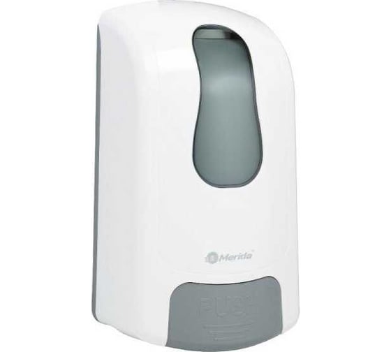 Изображение товара Дозатор наливной пены MERIDA ONE 1000 мл, ABS-пластик, белый DEB205