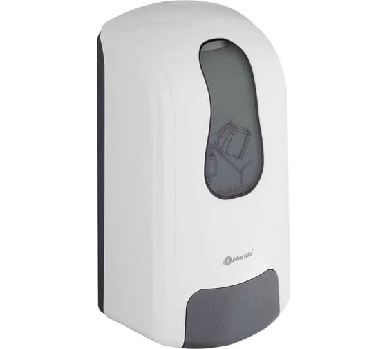 Изображение товара Дозатор для мыла-пены Merida ONE пластиковый, механический, картриджный, белый DEB202