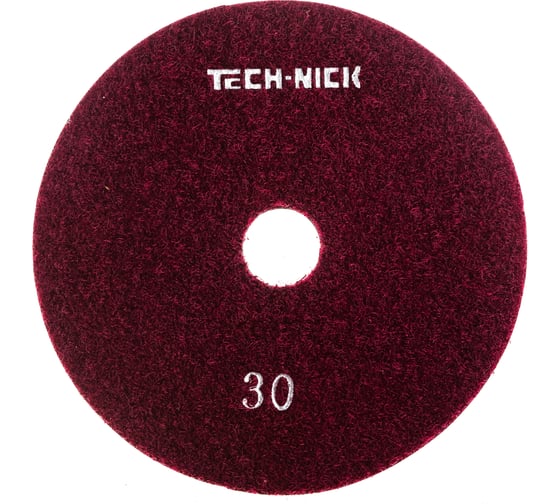 Изображение товара Круг алмазный гибкий шлифовальный АГШК WHITE NEW (125x2.5 мм; Р30) TECH-NICK 128.120.6749