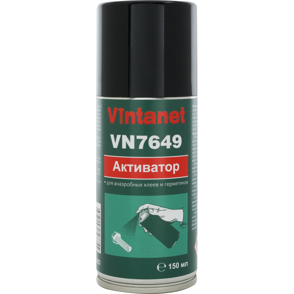 Изображение товара Активатор для анаэробных клеев и герметиков VINTANET VN7649 150мл аэрозоль
