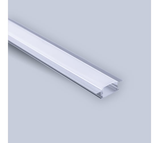 Изображение товара Встраиваемый алюминиевый профиль ELEGANZ 22x7 мм с рассеивателем, 2м 25929