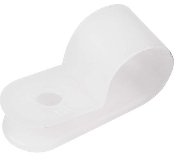 Изображение товара Кабельная скоба под винт REXANT 6 мм, белая, 50 шт. 07-4406