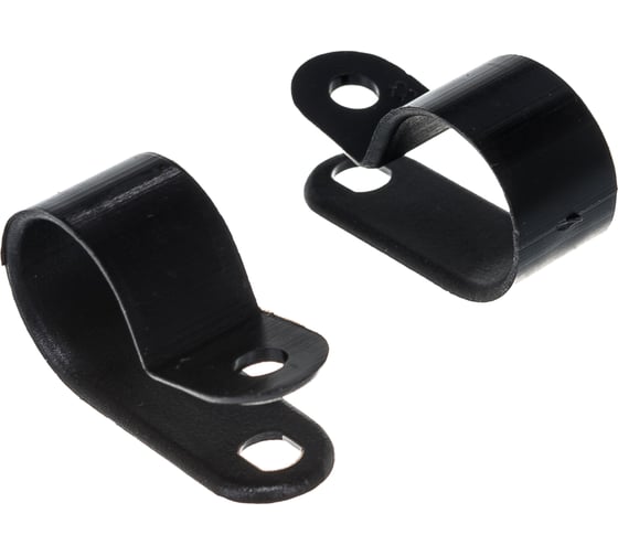Изображение товара Кабельная скоба под винт REXANT 16 мм, черная, 50 шт. 07-4416-1