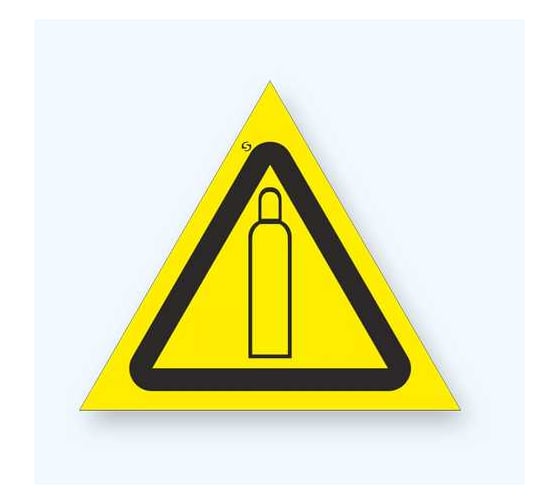 Изображение товара Знак W19 "Газовый баллон" Стандарт Знак 200 мм, пленка ПП 00-00023655