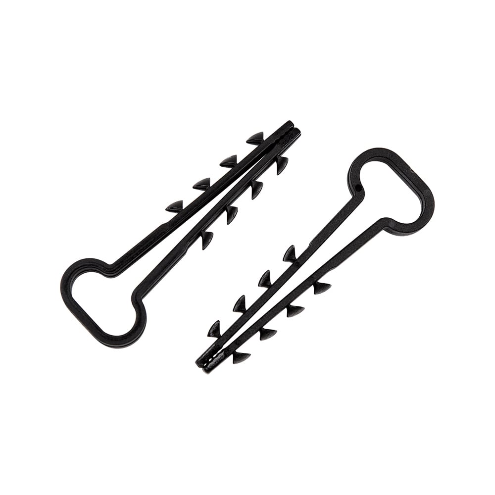 Изображение товара Нейлоновый дюбель-хомут REXANT для плоского кабеля 6-12 мм, черный, 100 шт.