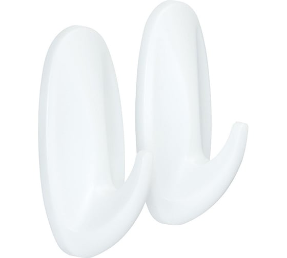 Изображение товара Крючки СИЛА SCHH10SW2 с технологией бесследного удаления, средние, 2 шт., белые, до 1 кг Б0063977